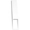 Ekena Millwork 3-in. W x 16-in. D x 16-in. H Traditional Architectural Grade PVC Knee Brace BRCP03X16X16TRA - alternate 5